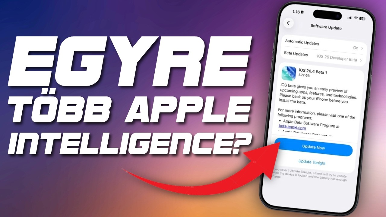 Ne frissíts, amíg ezt nem látod! - iOS 26.4 Beta 1