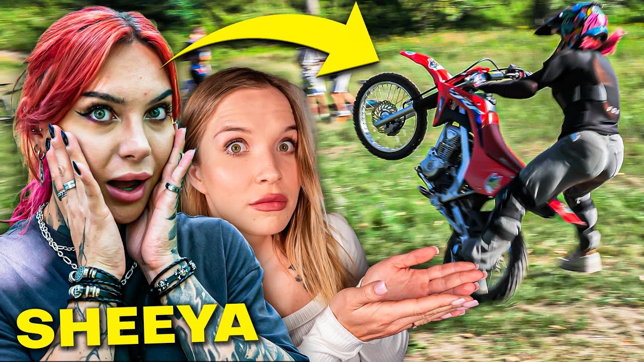 UCZĘ SHEEYE JEŹDZIĆ NA JEDNYM KOLE *biedna honda*