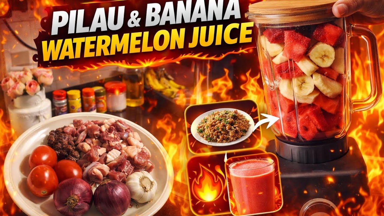 🔴 LIVE PILAU NIGHT! 🍚🔥+ Fresh Banana Watermelon Juice 🍉🔥