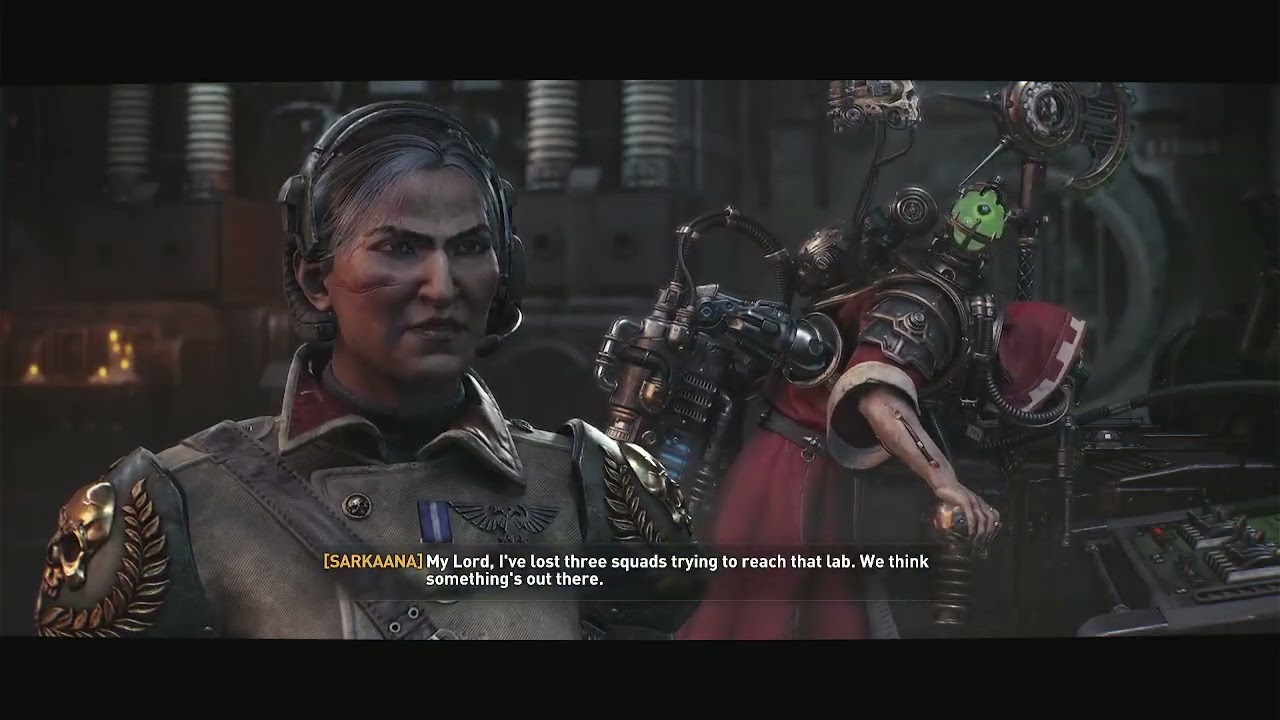 Warhammer space marine 2 chapter 2 encountering chaos presence during rescue mission