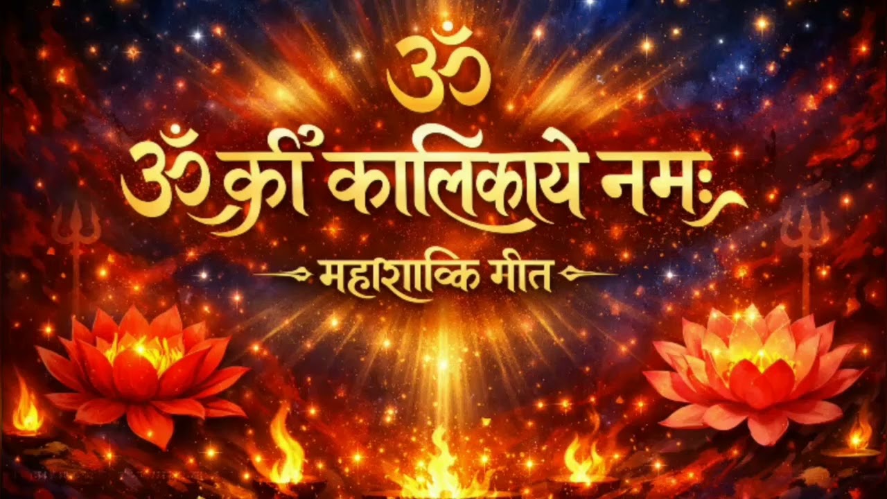 ॐ क्रीं कालिकायै नमः,शक्ति अनंत का प्रकाश। काली माता // भजन
