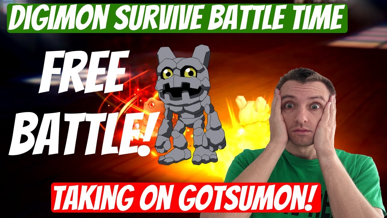 Taking On Gotsumon in Free Battle | Digimon Survive Free Battle