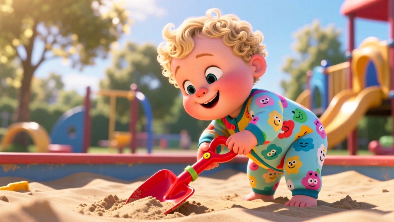 Toy Shovels Go Dig Dig ⛏️🎵 | Fun Nursery Rhyme for Kids | Playful Construction Song