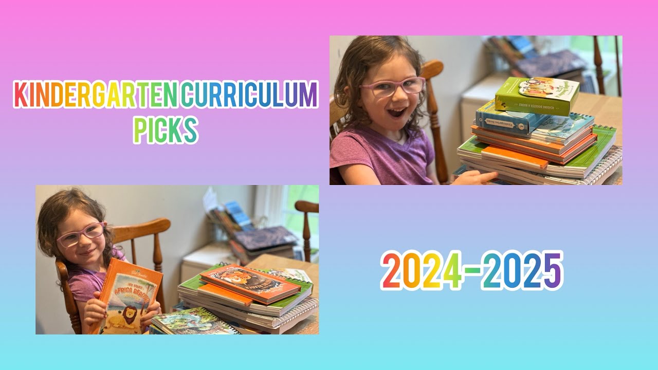 Homeschool kindergarten curriculum picks