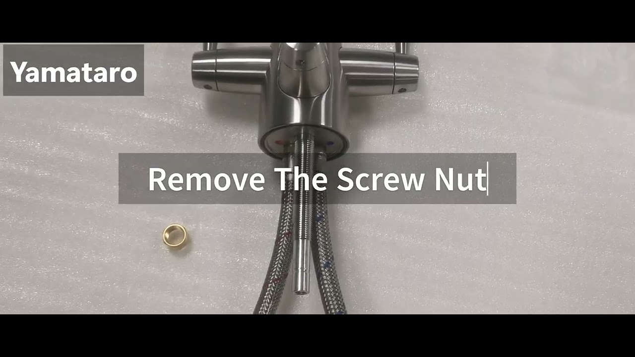 How to install filter water kitchen tap