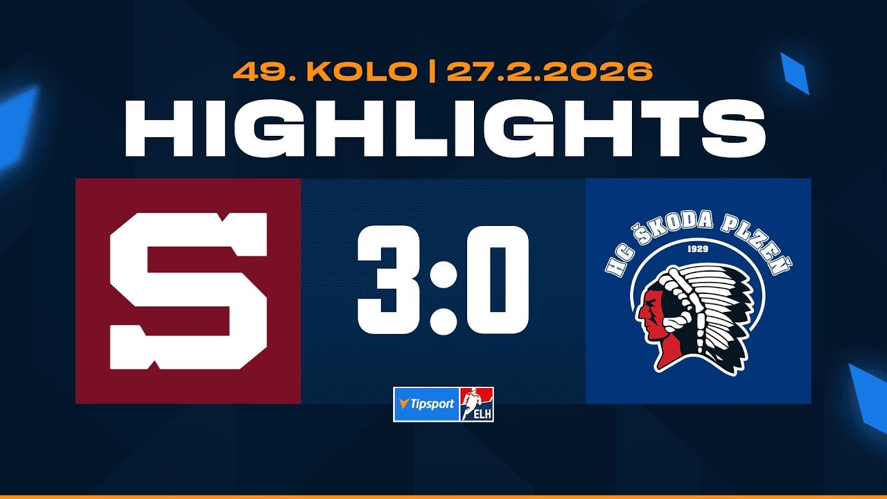 Highlights | HC Sparta Praha vs. HC Škoda Plzeň 3:0 | 27.02.2026