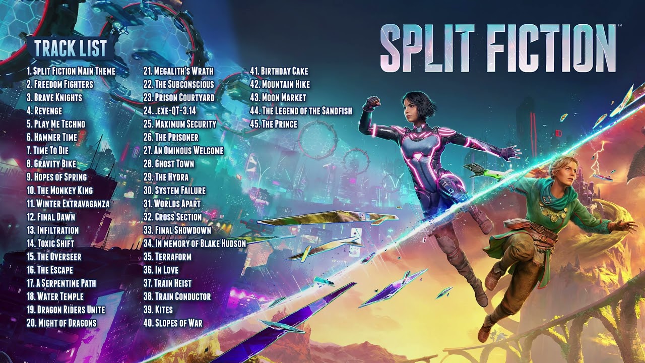 Split Fiction : Full Original Soundtrack (45 songs) - By Gustaf Grefberg & Jonatan Järpehag
