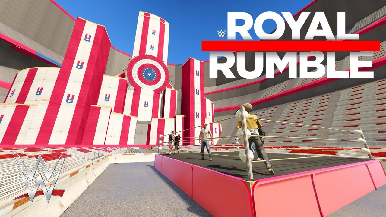 GTA 5 WWE ROYAL RUMBLE 2017 (10-Man Royal Rumble)