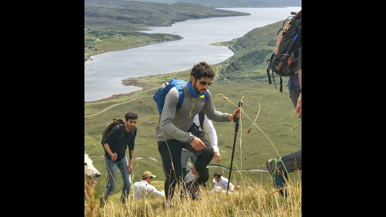 Sheikh Hamdan and Friends Fishing ,Cycling, and Hiking trip in Scotland