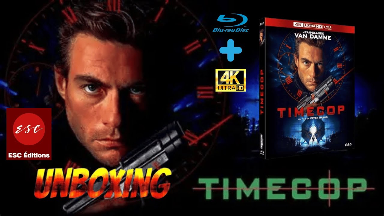 Unboxing 📦  TIMECOP COMBO UHD 💿4K  Bluray  Disponible chez ESC #vandamme EDITION  LIMITEE 😉#4k