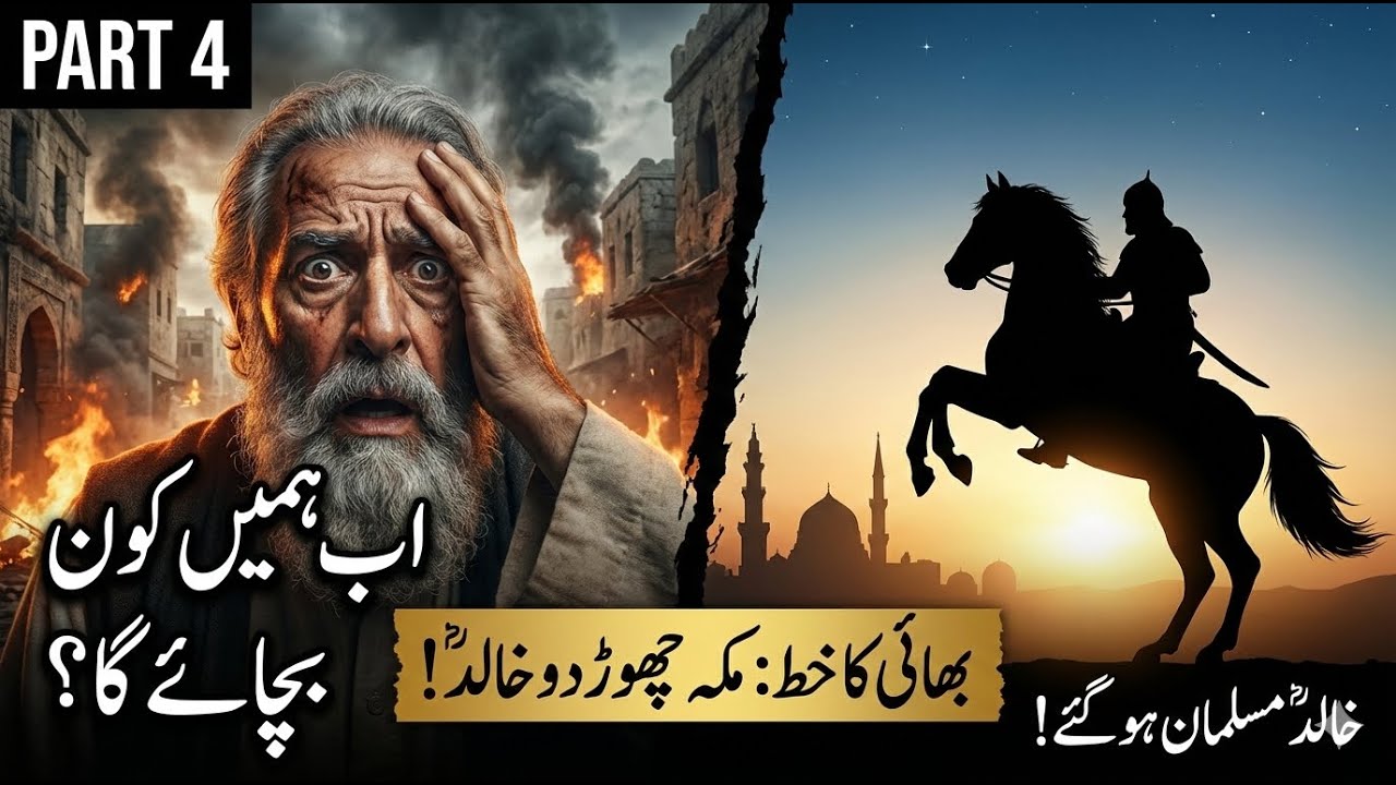 Khalid Bin Walid Conversion to Islam: The Story of Saifullah | Khalid Bin Walid History in Urdu