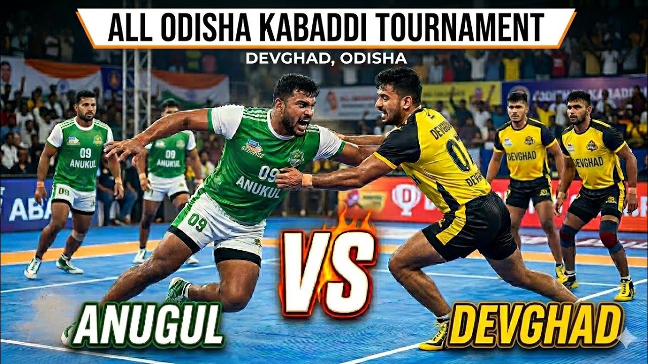 ANUGUL 🆚 DOUGHAD ALL' ODISHA KABADDI TURNAMENT IN DOUGHAD ODISHA #kabaddi #video 