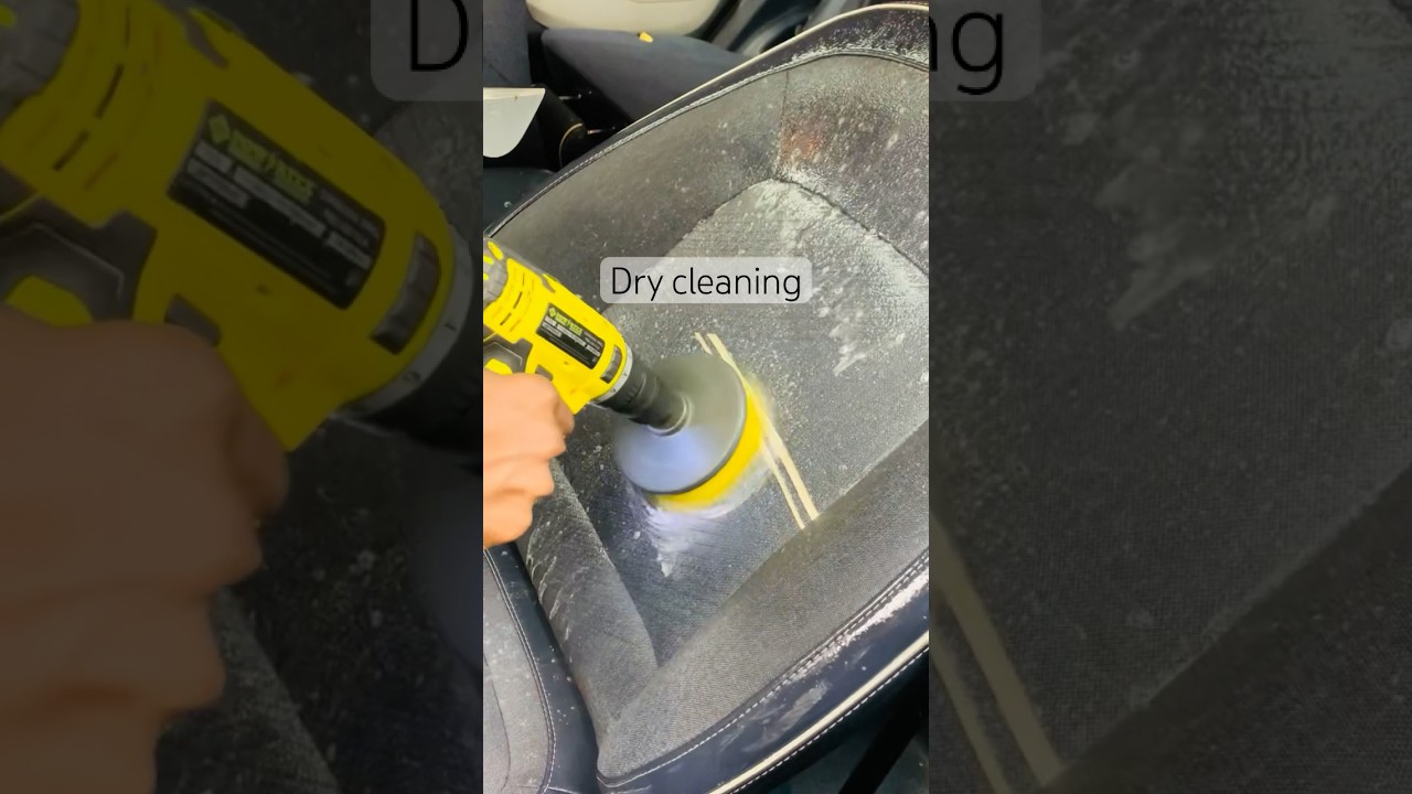 Car Dry cleaning | seat cover 🚘 #drycleaning  #car