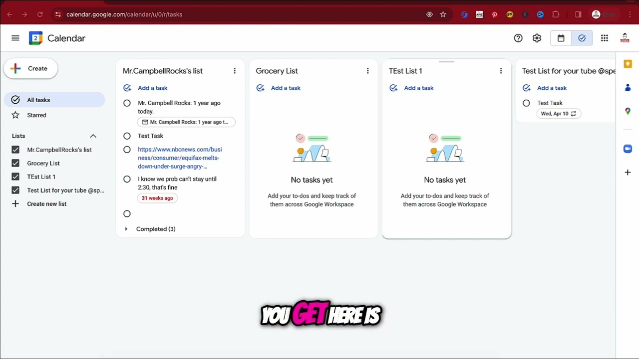 Google Tasks: Full Screen is HERE! Calendar Integration #shorts