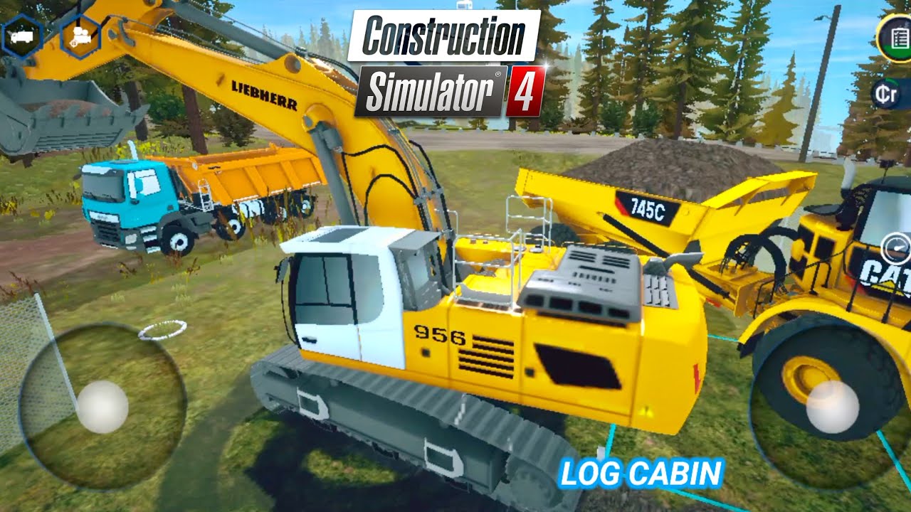 Log Cabin - Construction Simulator 4 Gameplay Android