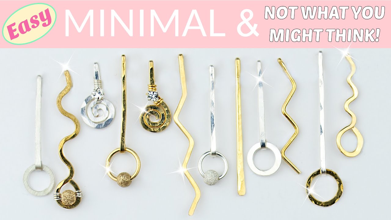 Dainty Stud Earrings (No Solder) How To Make Dainty Jewelry Tutorial