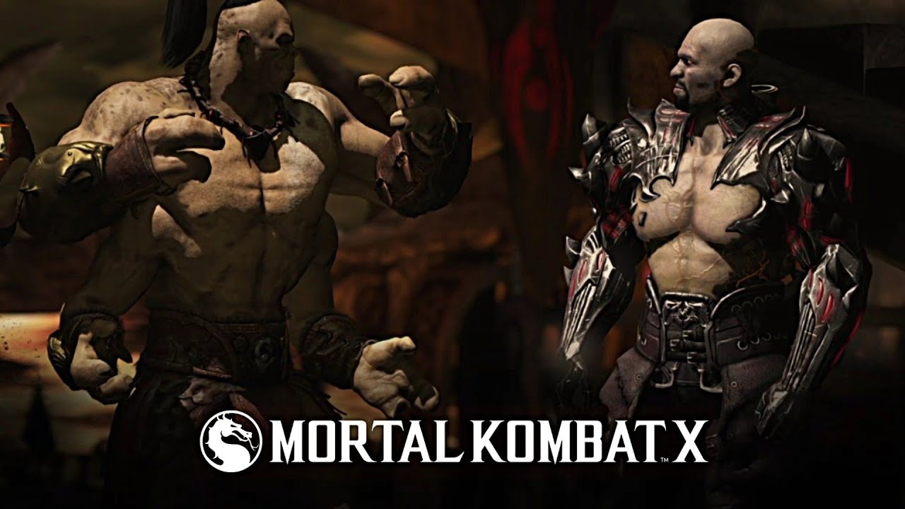 Mortal Kombat X - Goro (Dragon Fangs) Vs Jax (Heavy Weapons) - Very Hard