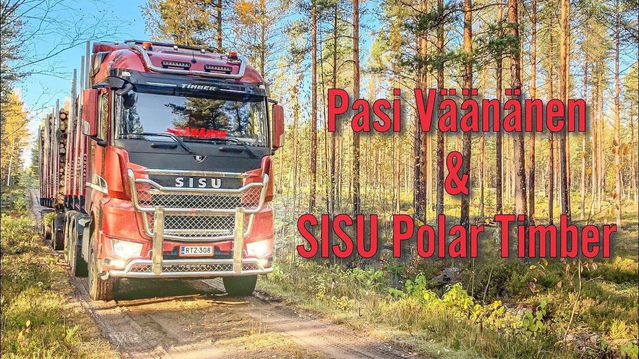 Sisu Polar Timber kuormaa..