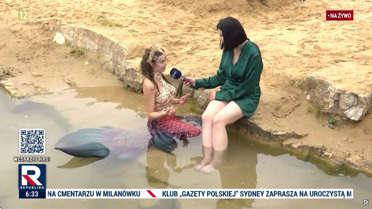 Mermaiding w Polsce? Mówię o tym w Telewizji Republika! 😱