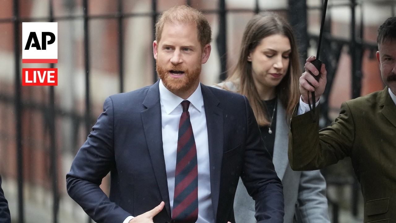 LIVE: Prince Harry arrives in London for an event
