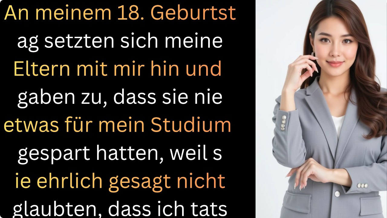An Meinem 18. Geburtstag Gestanden Meine Eltern Etwas, Das Mein Leben Für Immer Veränderte