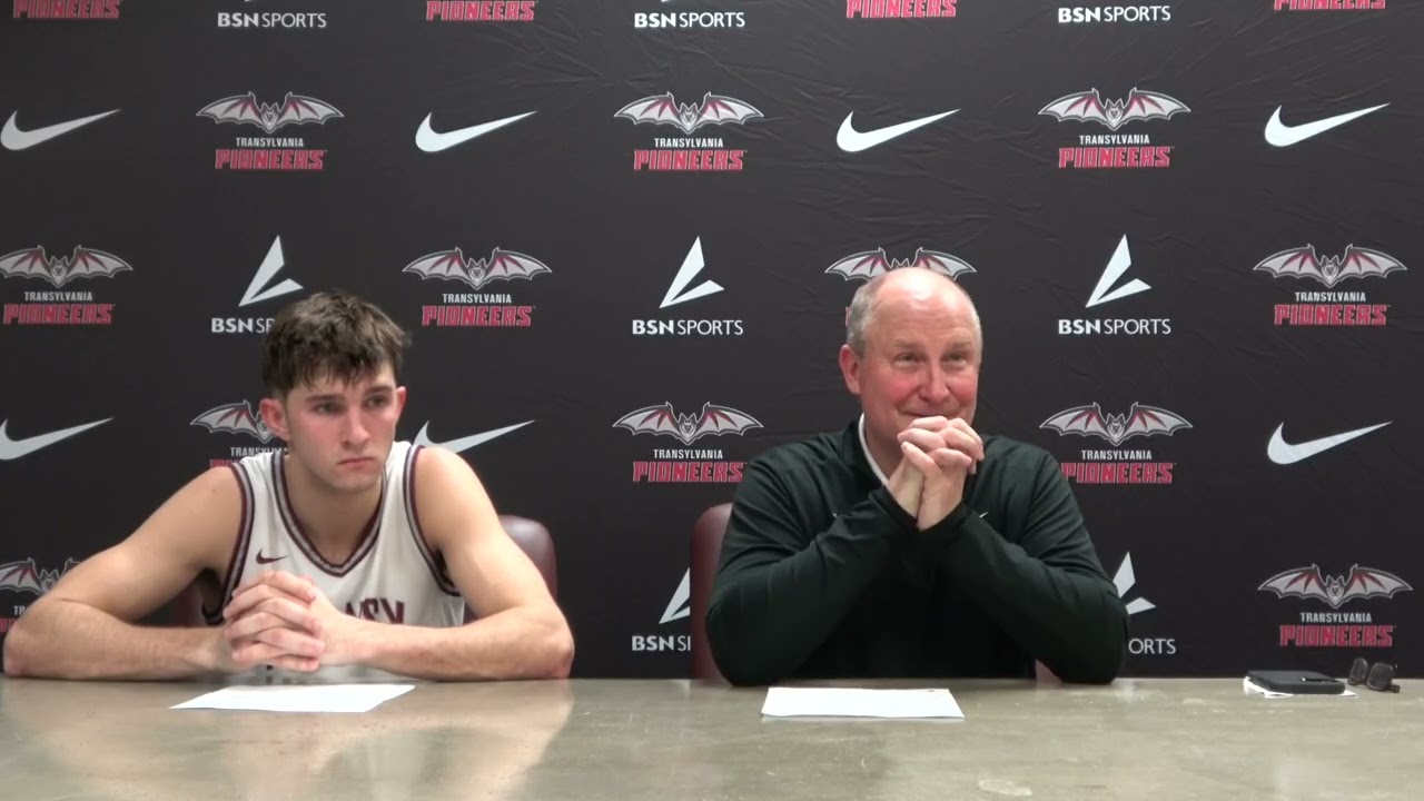 MBB: Brian Lane and Drew Marshall Post Game Interview - Transylvania 66, Franklin 75