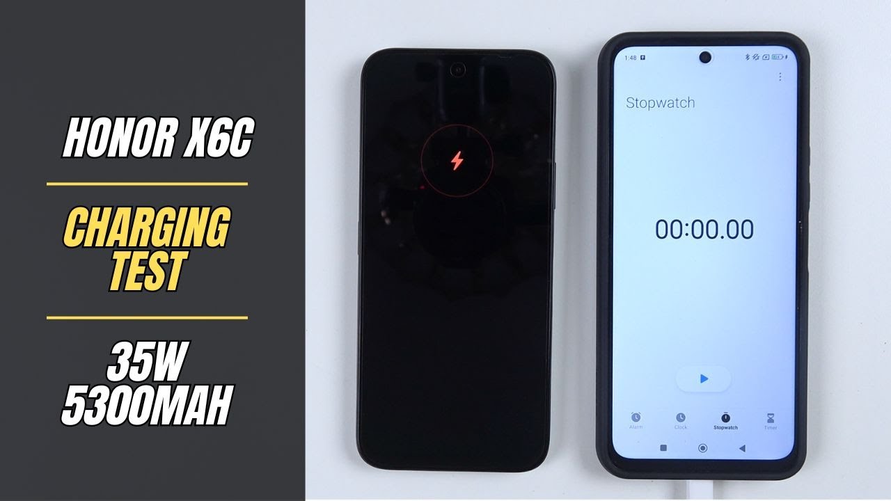 Honox X6c Battery Charging test 0% to 100% | 35 W, 5300 mAh
