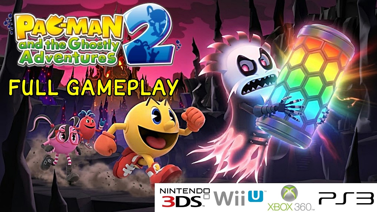 PAC-MAN AND THE GHOSTLY ADVENTURES 2 - FULL GAMEPLAY - KUKUWADEWI TV