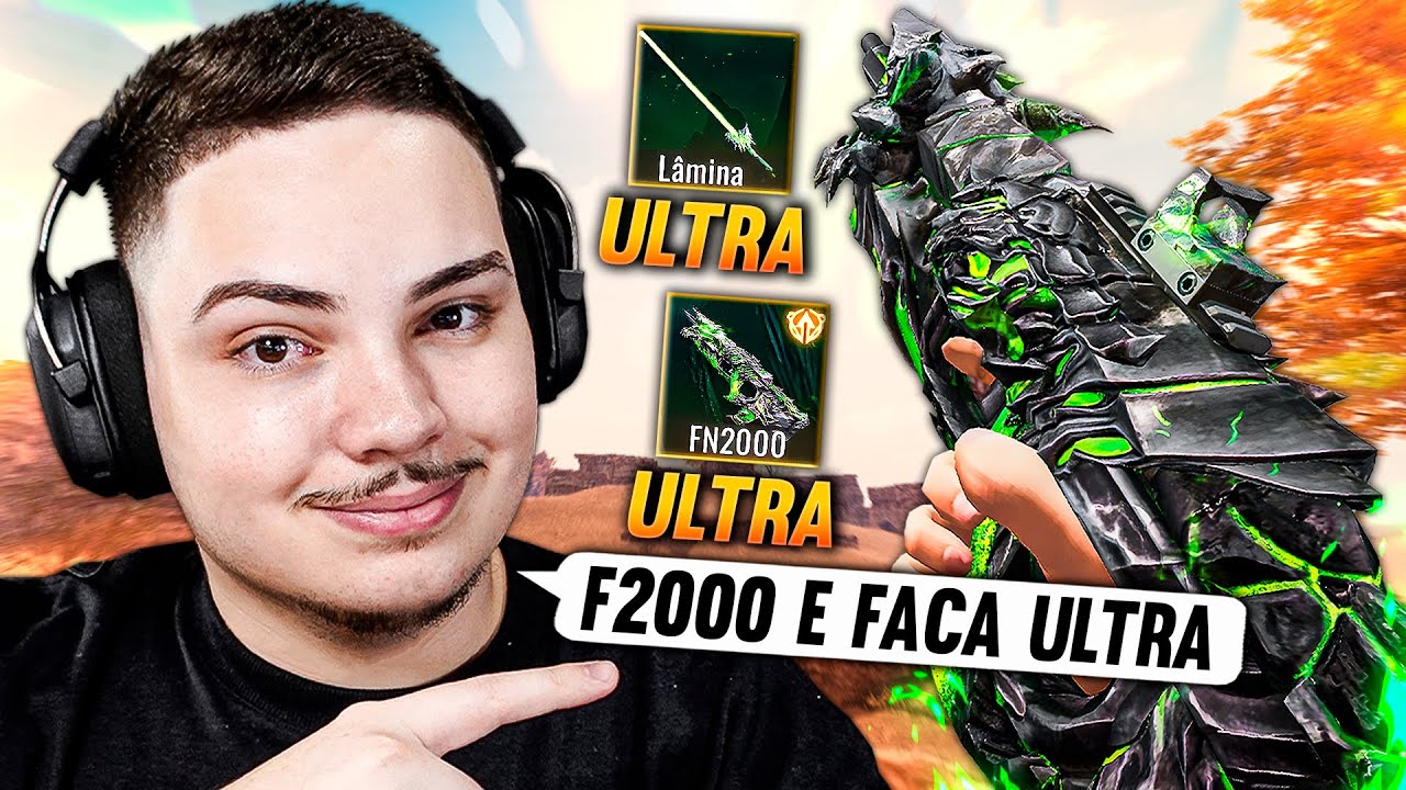 *NOVA* F2000 ULTRA + FACA ULTRA no BLOOD STRIKE 🔥 (Lâmina Luzente - Limbo + FN2000 - Gume)