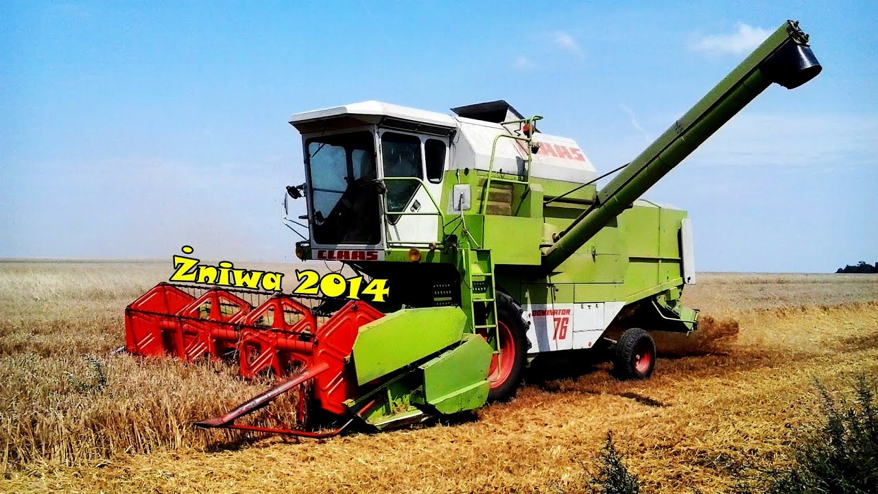 Żniwa 2014 - Jęczmień Jary || Claas Dominator 76, Case 845xl || ^Lubelskie^