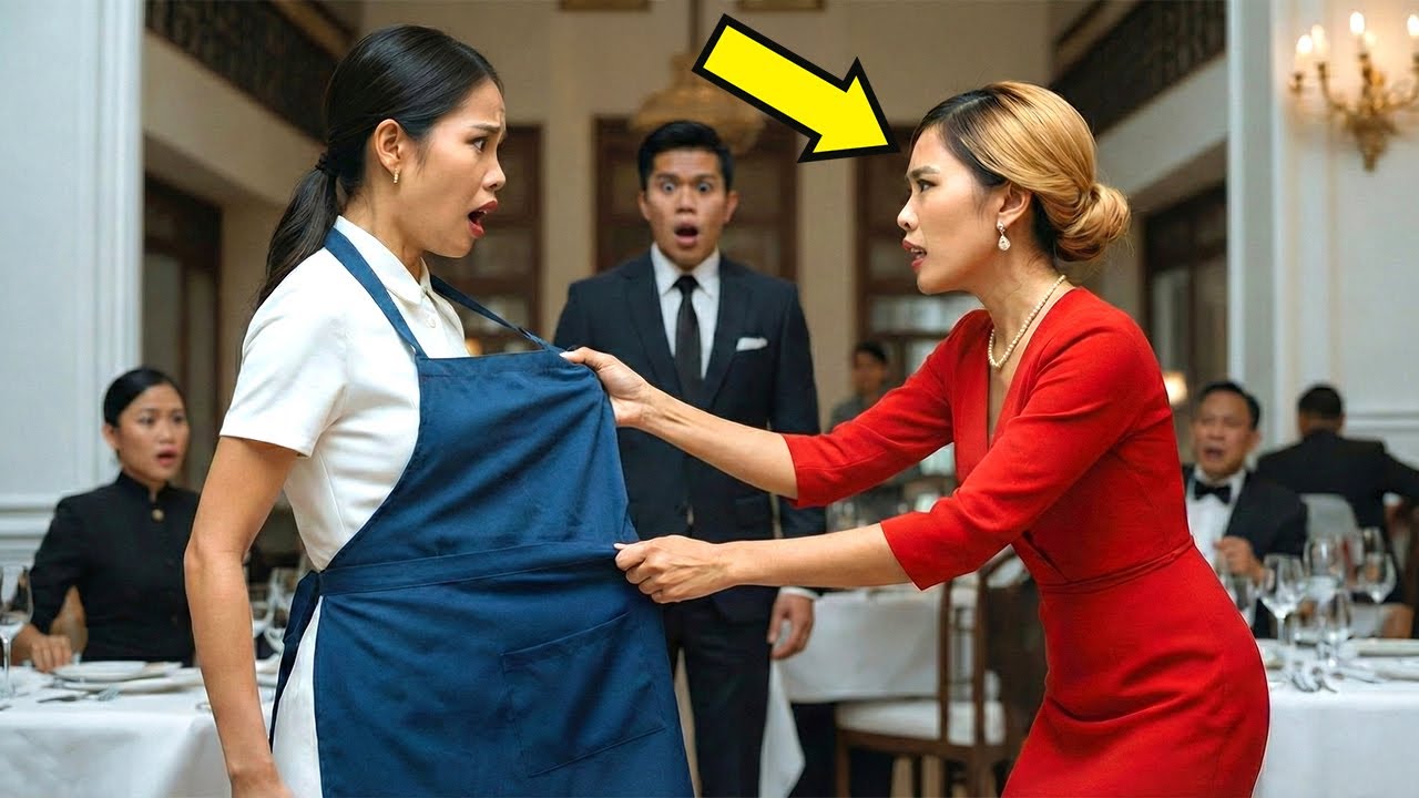 AROGANTE, PINUNITAN SIYA NG DAMIT DAHIL AKALANG MESERA… PERO NAKATINGIN ANG ASAWANG MILYONARYO