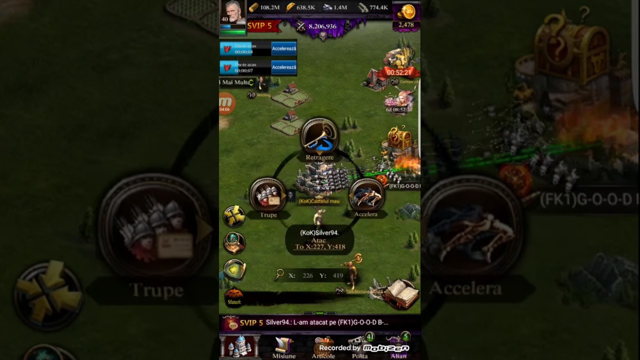 P5 smah Silver94. The game error  not let me to tp for save my troops.