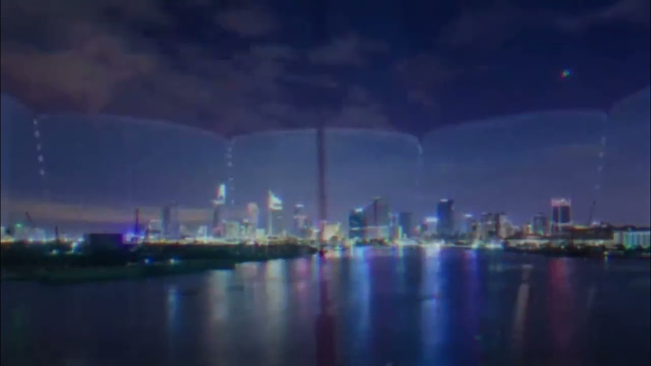 Watching the City Rain 🌃 12 Hours Deep Rain on Umbrella over Lake | No Thunder Ambience