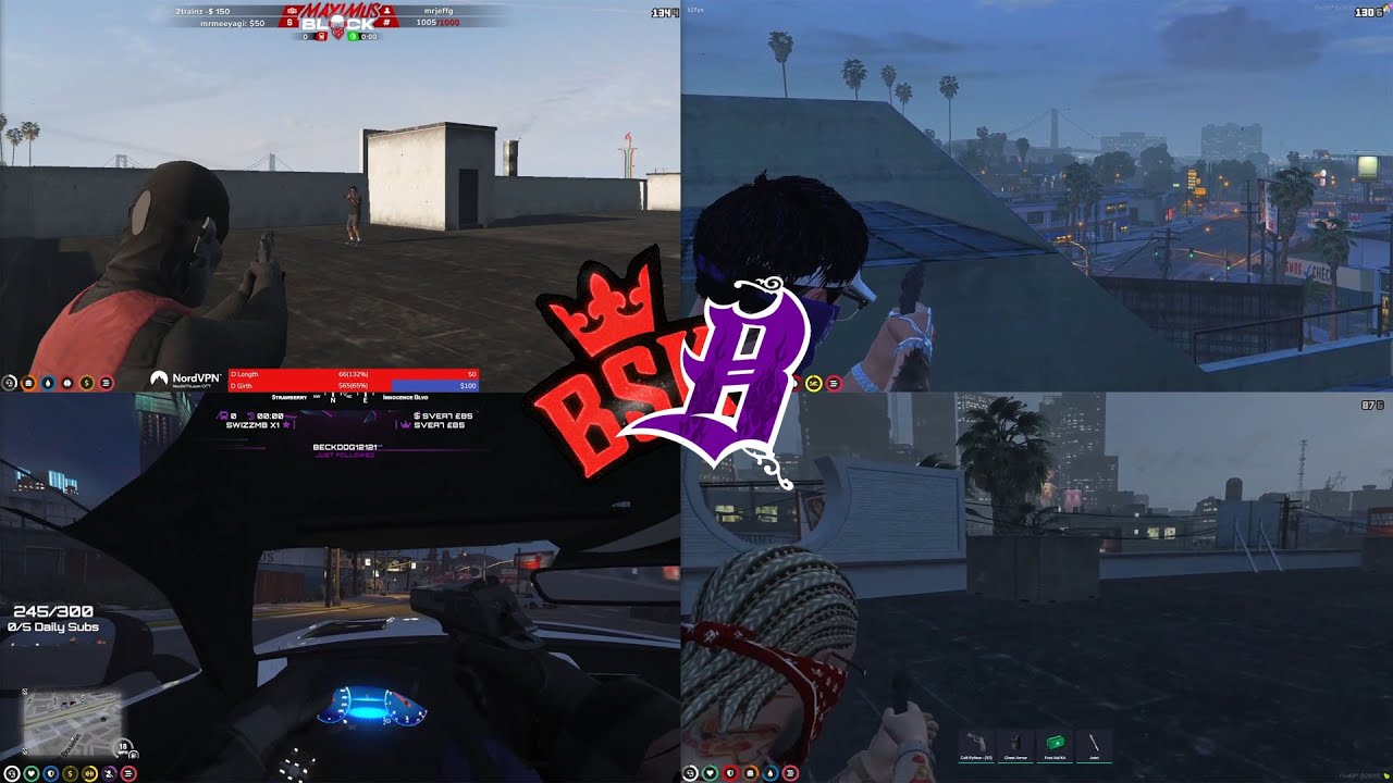 BSK VS BALLAS | FIRST FIGHT NEAR GSF TURF | NoPixel WL
