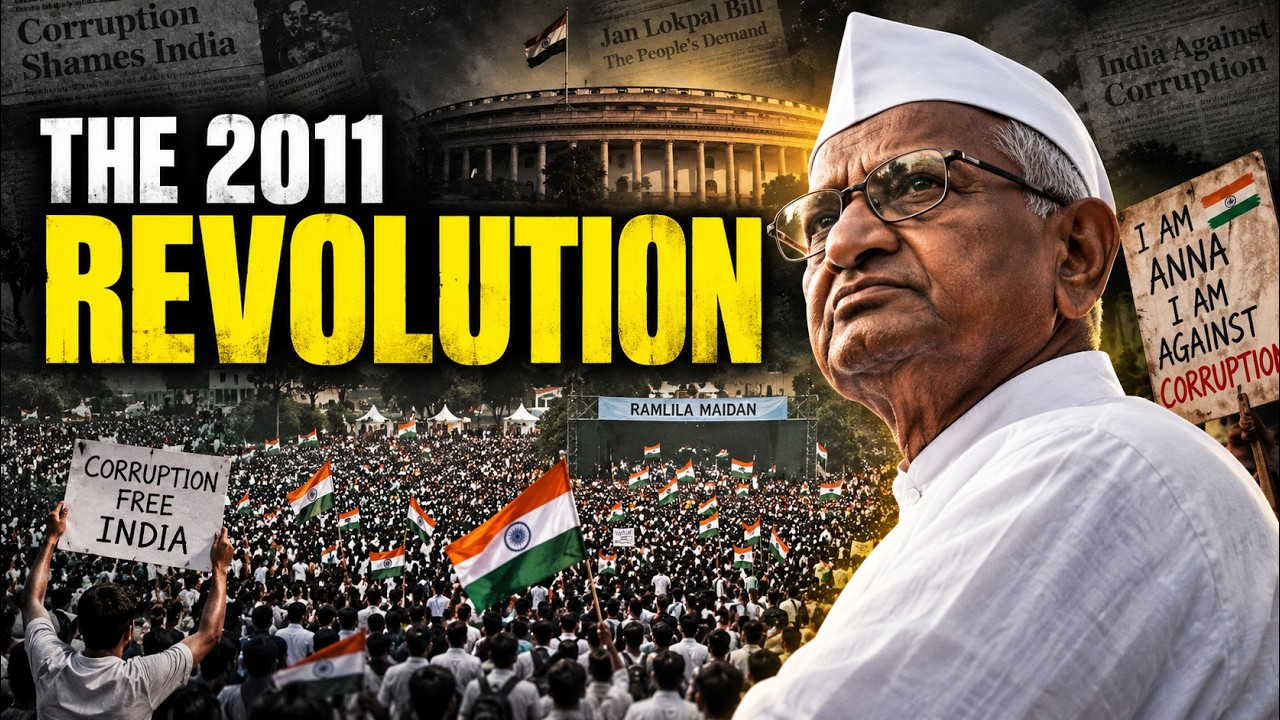 The Protest That Challenged Congress | Anna Hazare 2011 | Gen-Z Tark 😱