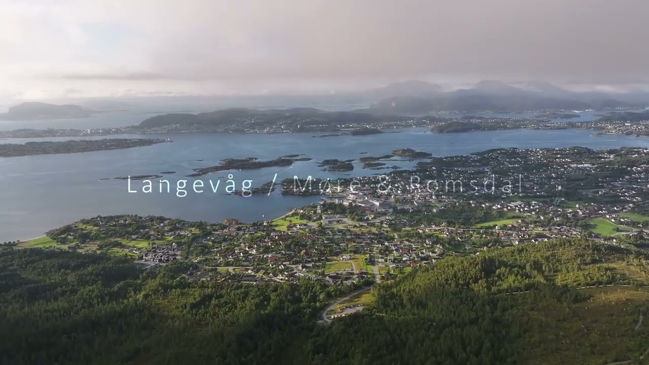 Langevåg - The Town Where Devold Textile Factory Once Was (Norway) (4K) (DJI Mavic 3 Pro)