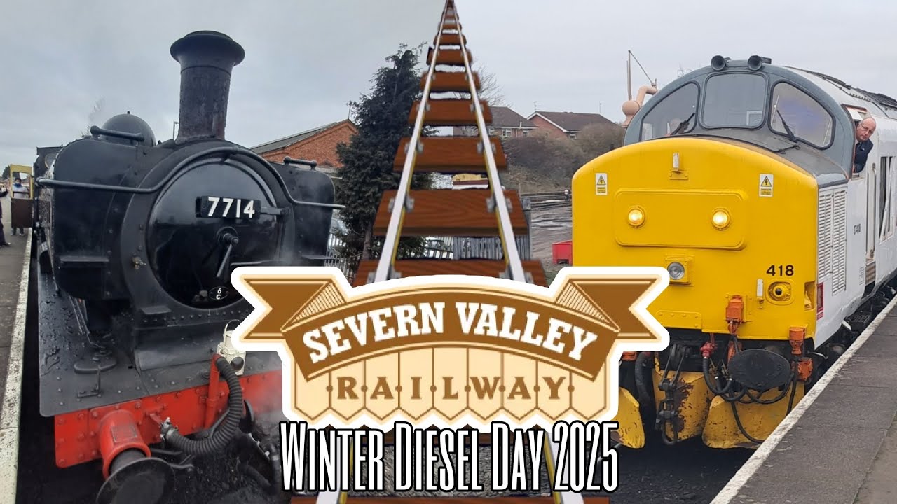 WINTER DIESEL DAY at SEVERN VALLEY RAILWAY