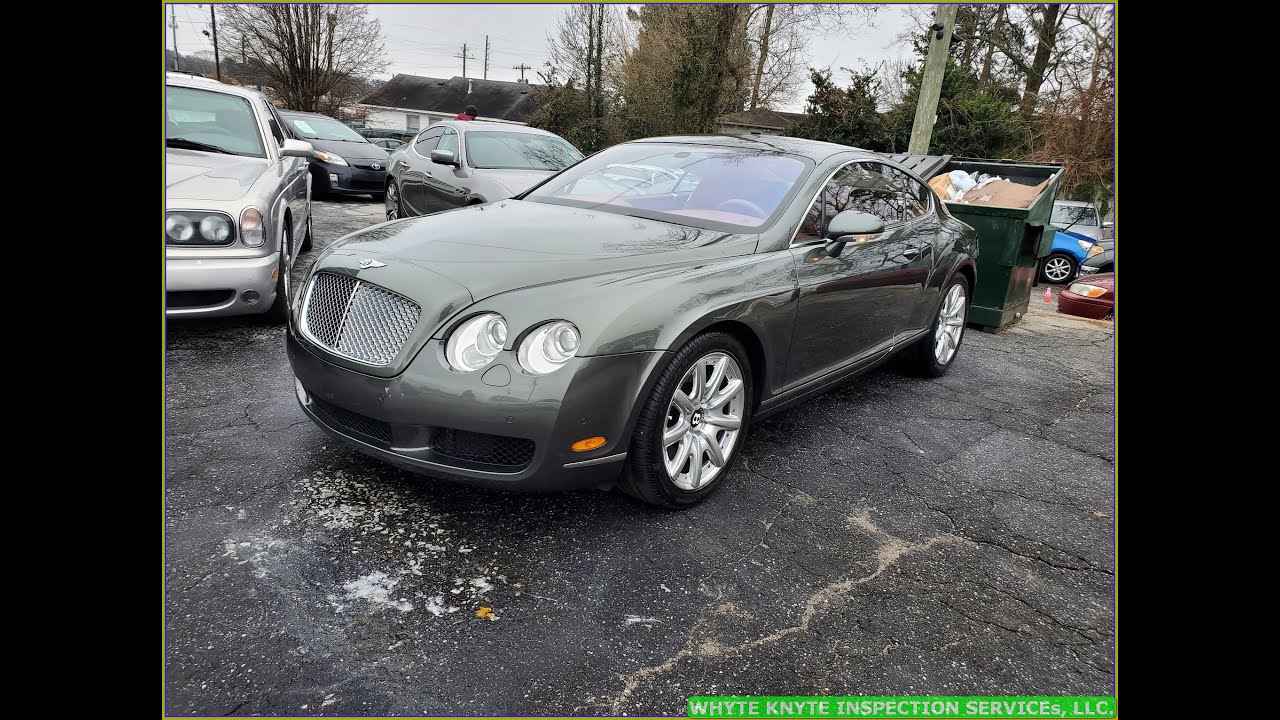 PPI Overview video of 2005 Bentley Continental GT for Whyte Knyte