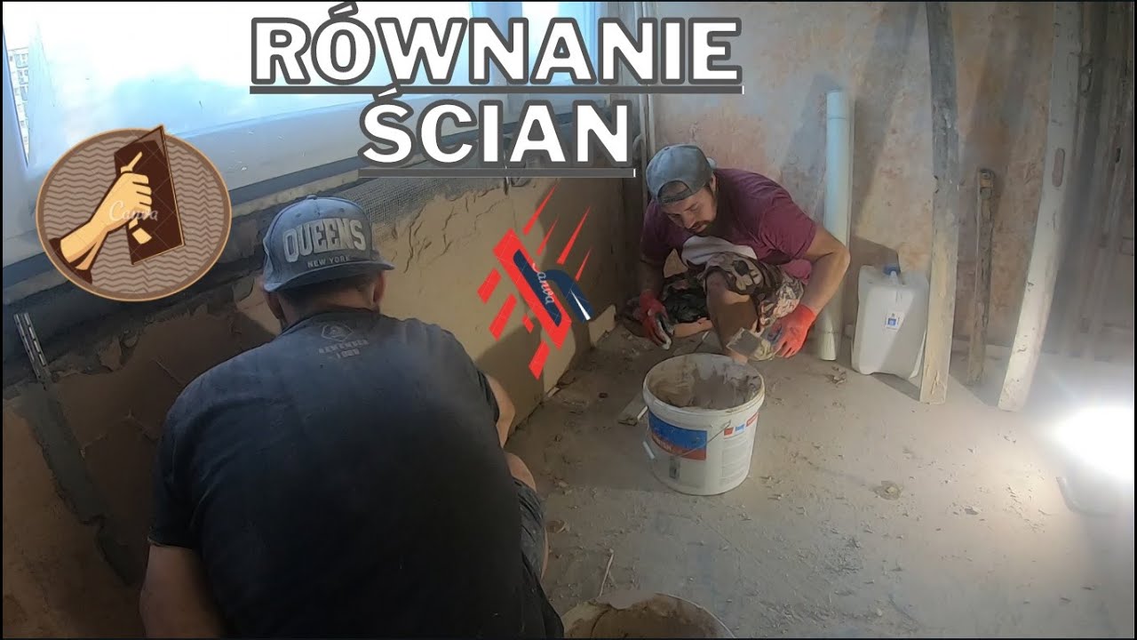 Naprawiamy i równamy pęknięte ściany. Przygotowanie ściany pod płytki
