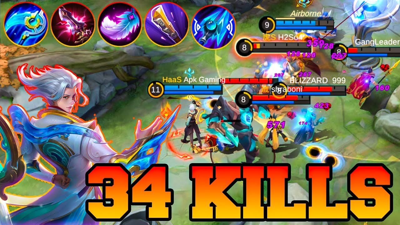 34 Kills Magical Natan !! Natan Best Build 2023 Gameplay Build Tutorial Guide MLBB