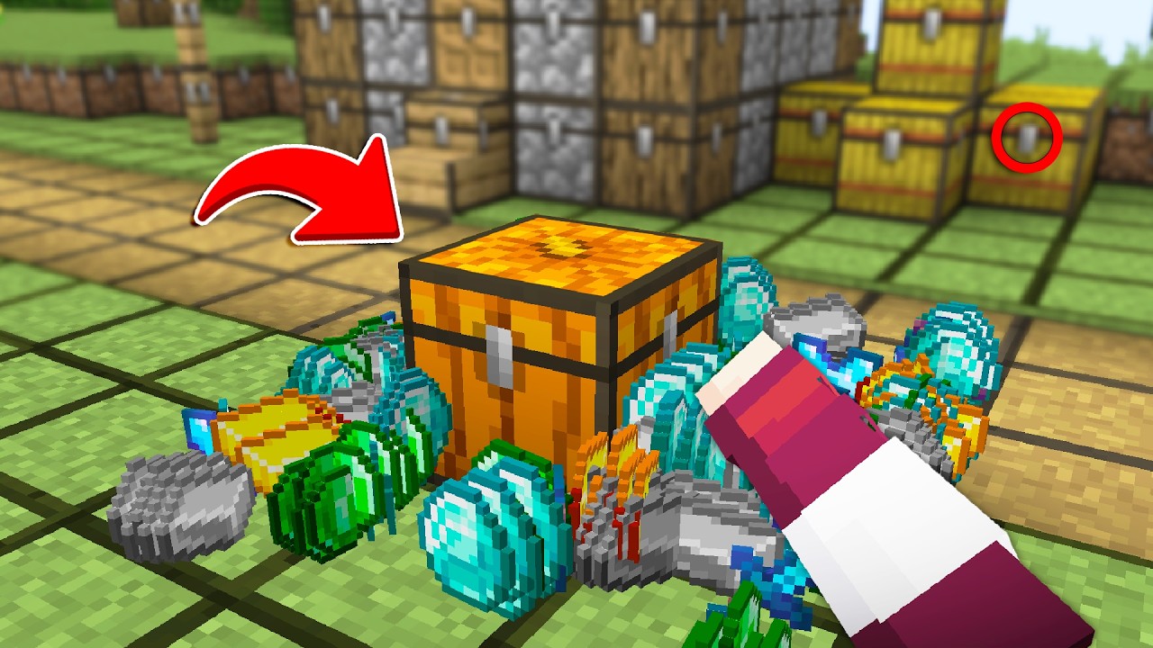 Minecraft, But BLOCKS Are Chests..