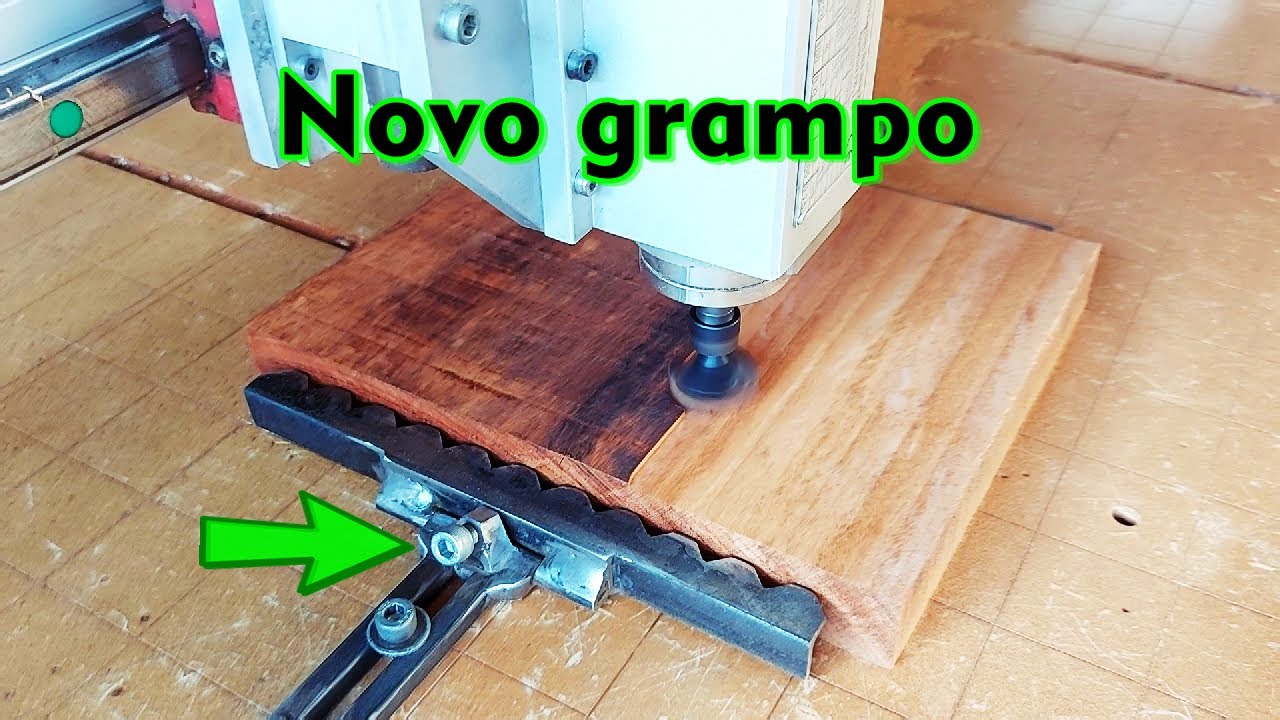 Novos grampos para cnc router