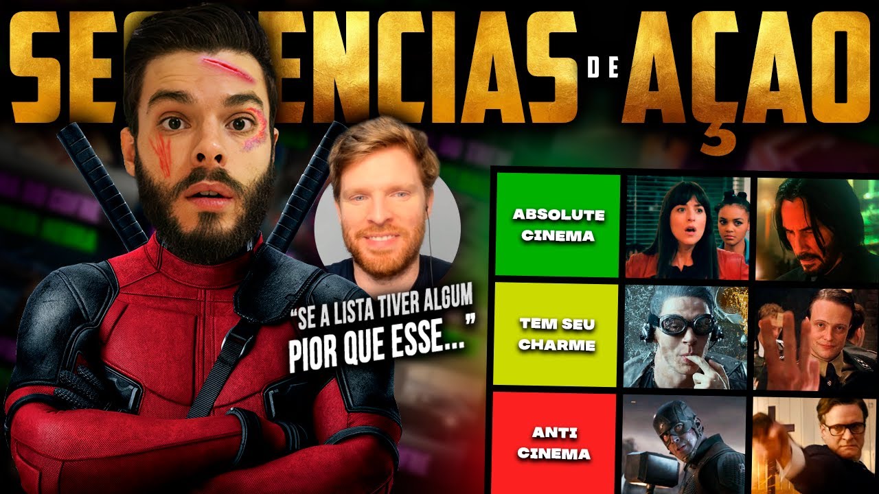 As MELHORES (e piores) CENAS de A&Ccedil;&Atilde;O do CINEMA | Tier Rafa #16 (feat. Dalenogare)