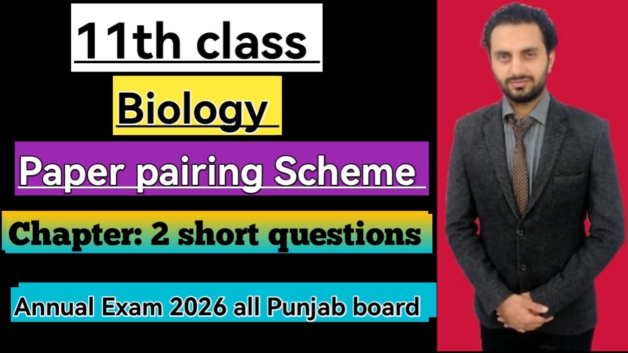 11th class biology chp 2 Bacteria and viruses imp short questions annual exam 2026 Punjab board.