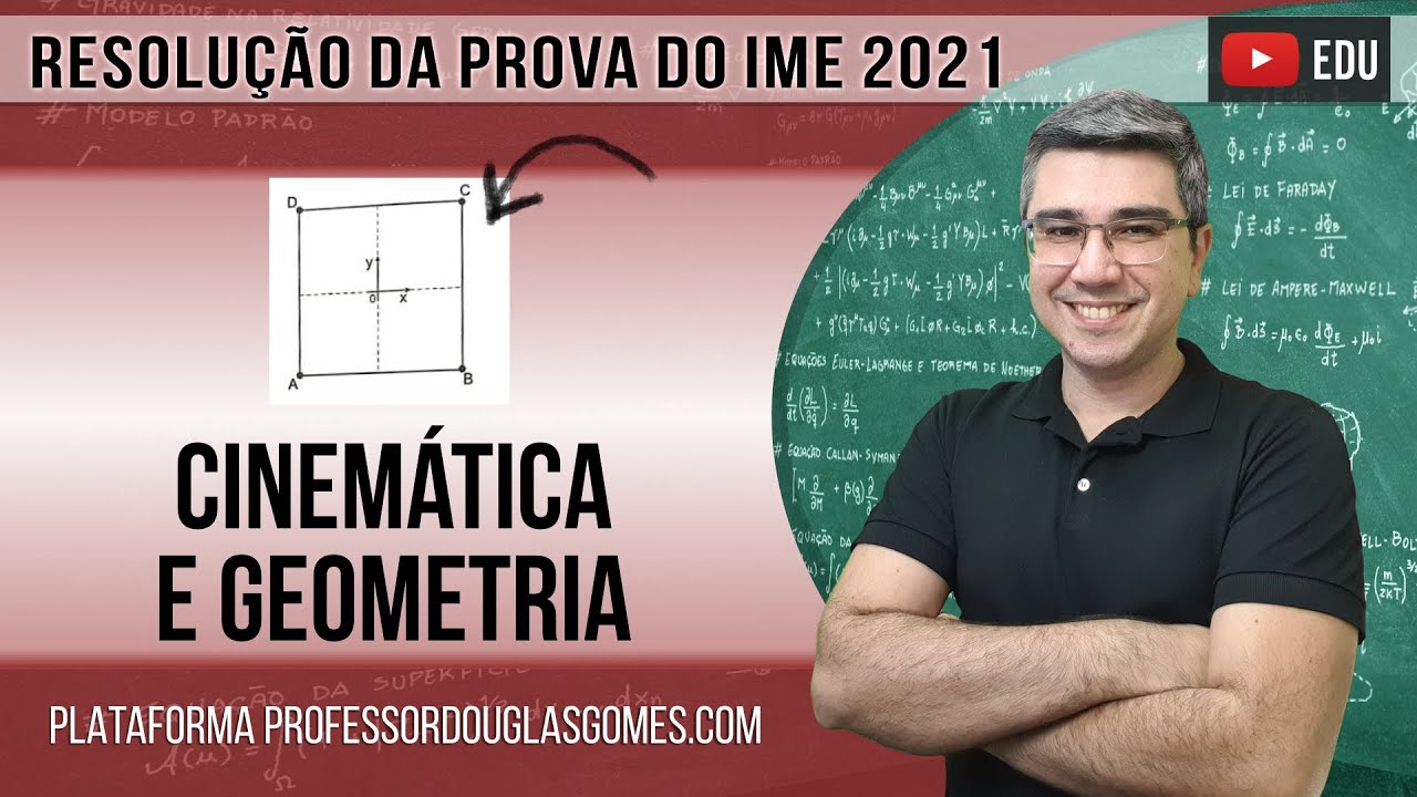 IME 2021 - Questão 18 - Cinemática e geometria | resolução | correção | comentário