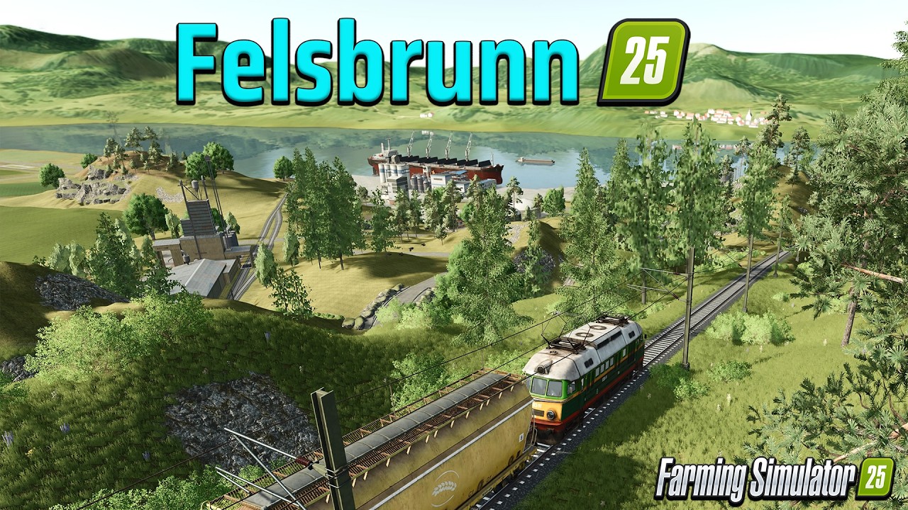FELSBRUNN (ОЩУЩАЕТСЯ ИНАЧЕ?!) НОВАЯ МОДОВАЯ КАРТА! (ОБЗОР/ТУР!) Farming Simulator 25
