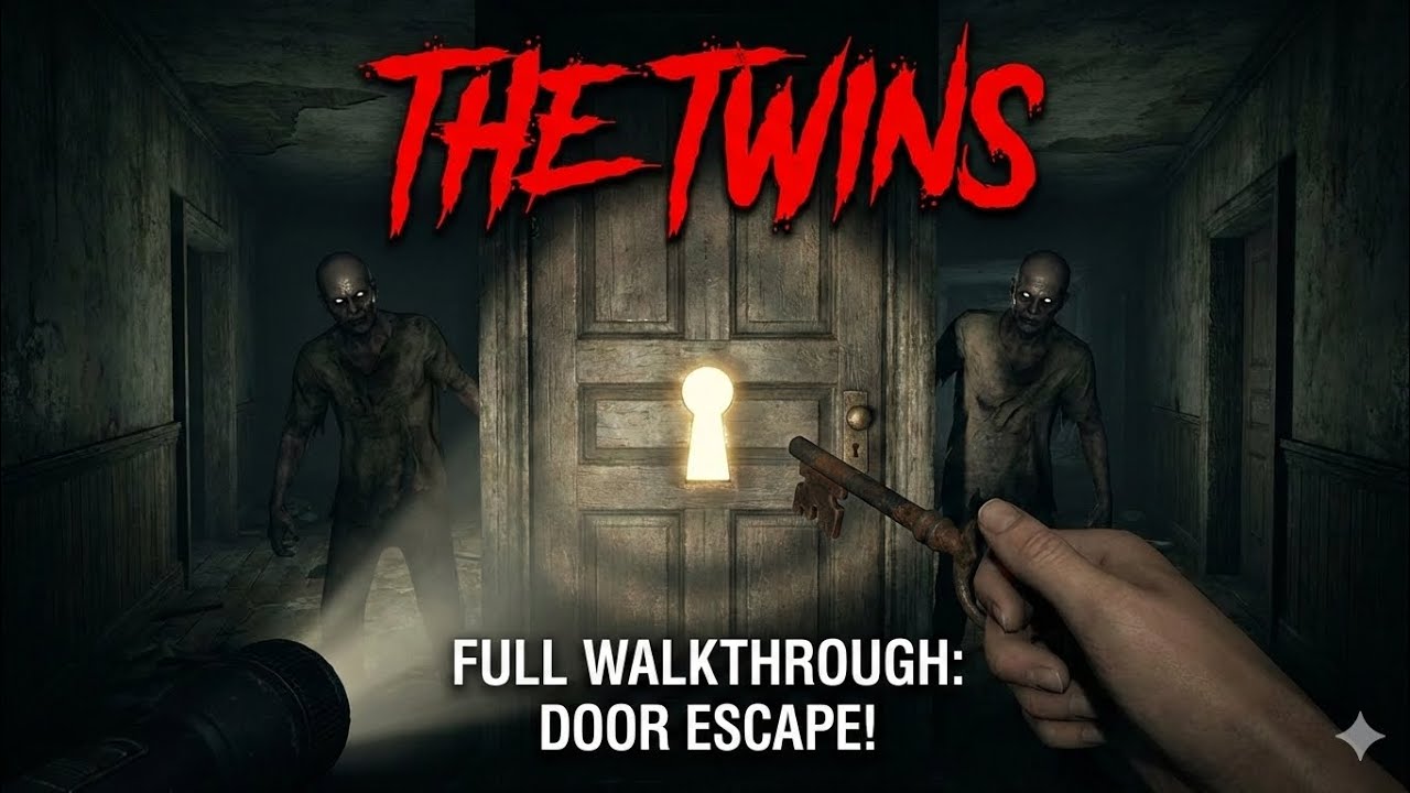 The Twins || Door Escape || Full Walkthrough Gameplay! 🔥😲🔥 #thetwins #horror #gameplay 