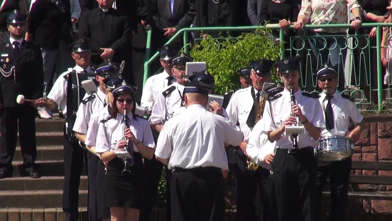 FRYSZTAK 2025 - Gminne Święto Strażak&oacute;w - hymn strażak&oacute;w, dęta orkiestra strażacka