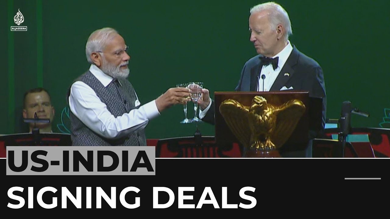 A flurry of US and India deals as Biden and Modi meet