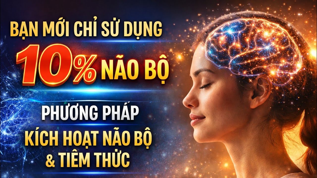 Bạn mới chỉ sử dụng 10% não bộ | Phương pháp Kích Hoạt Não Bộ & Tiềm Thức